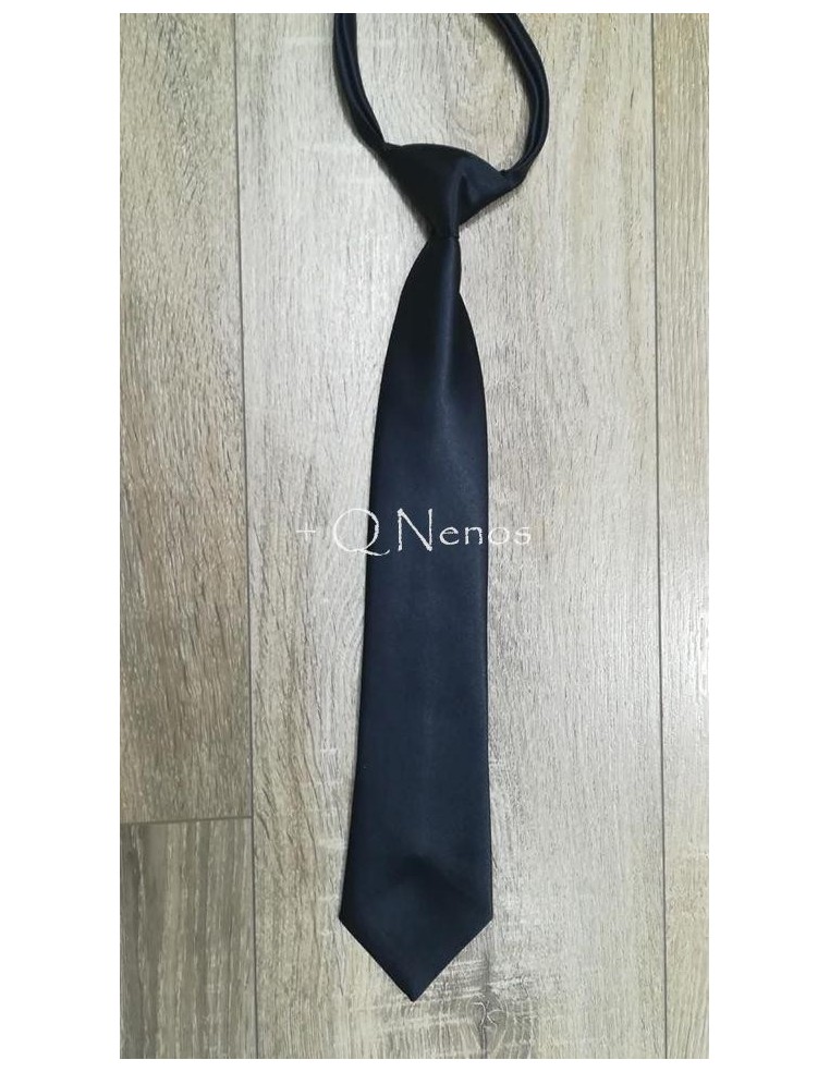 Corbata Niño Lisa Azul Marino LC019