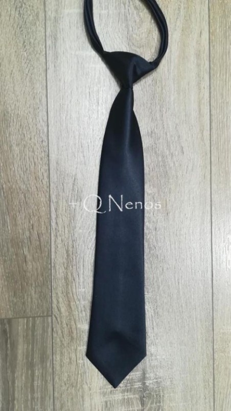 Corbata Niño Lisa Azul Marino LC019