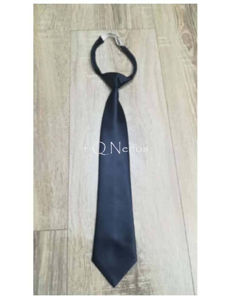 Corbata Niño Lisa Azul Marino LC019