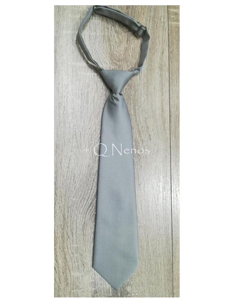 Corbata Niño Kamil Lisa Gris LC017