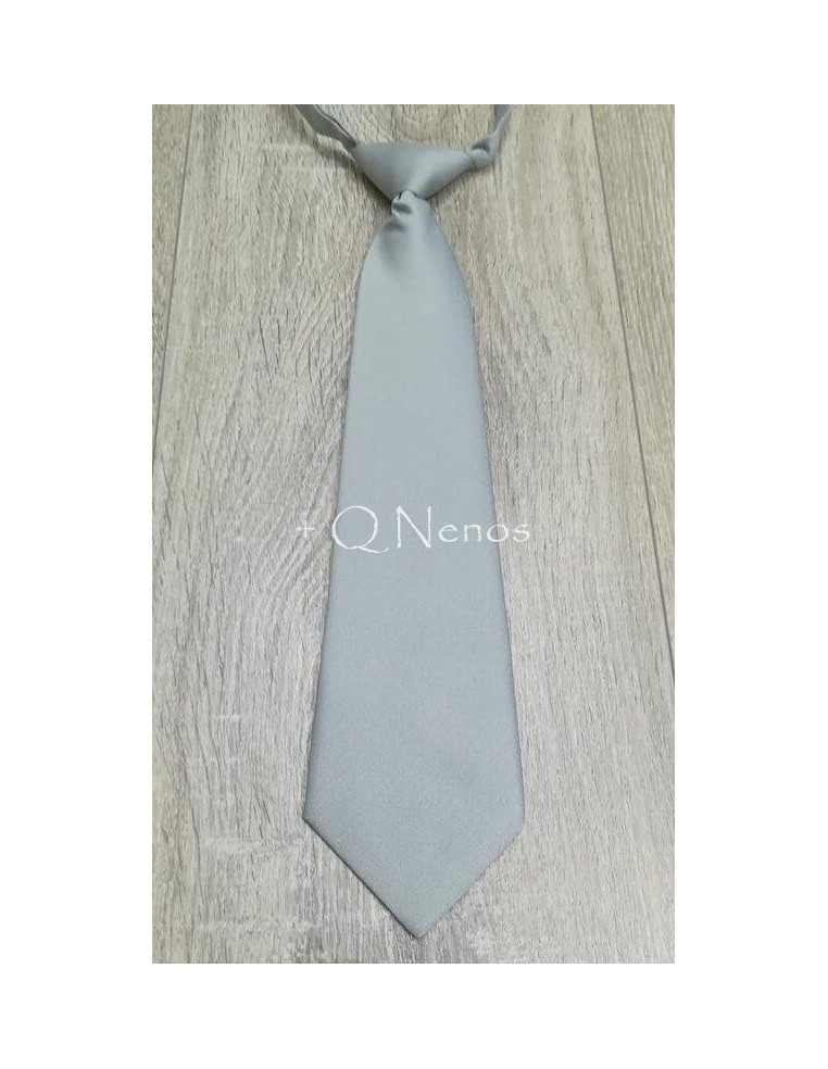 Corbata Niño Kamil Lisa Gris LC017
