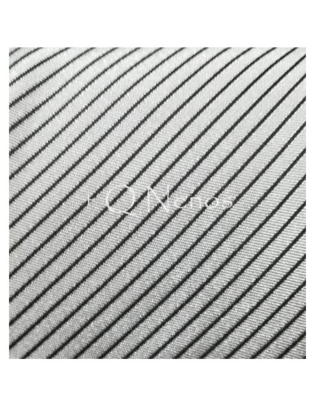 Corbata Niño Gris Rayas Negras LC022