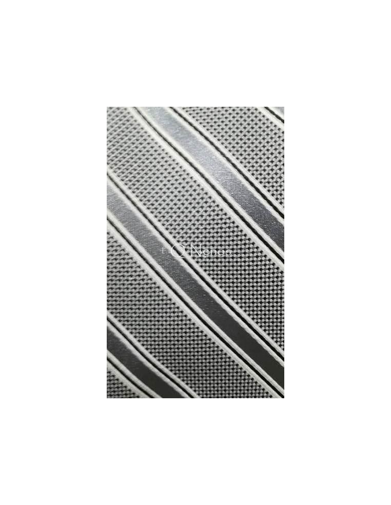 Corbata Niño Gris Rayas Anchas LC023