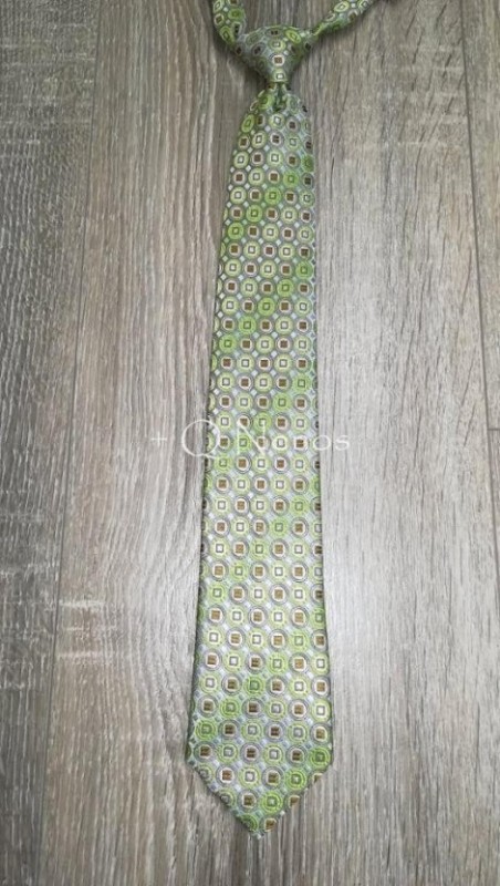 Corbata Niño Fremer Estampada Verde LC003