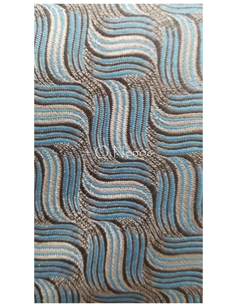 Corbata Niño Fremer Estampada Azul/Gris LC014