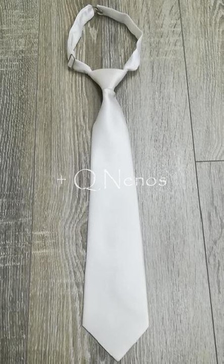 Corbata Niño Blanco Roto LC031