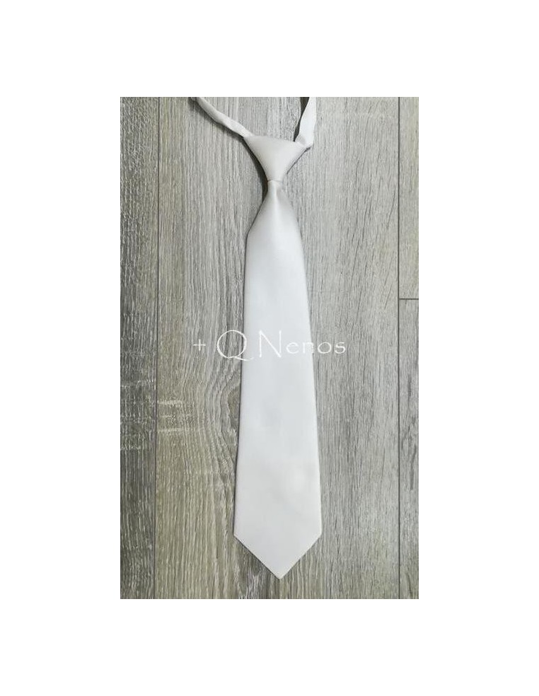 Corbata Niño Blanco Roto LC031