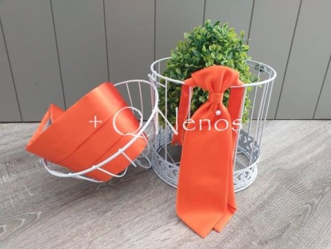 Conjunto Fajín/Corbatín Niño Fremer Naranja 900-13