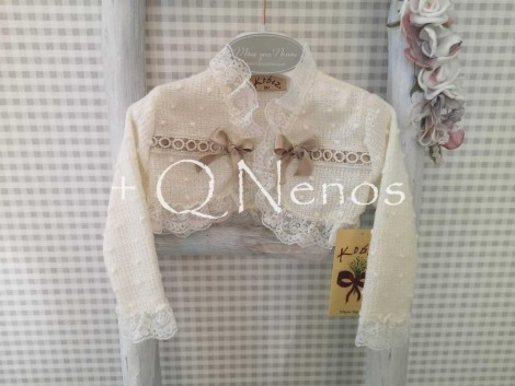 Chaqueta Ceremonia Kobez  Lazo Camel k19644.CH