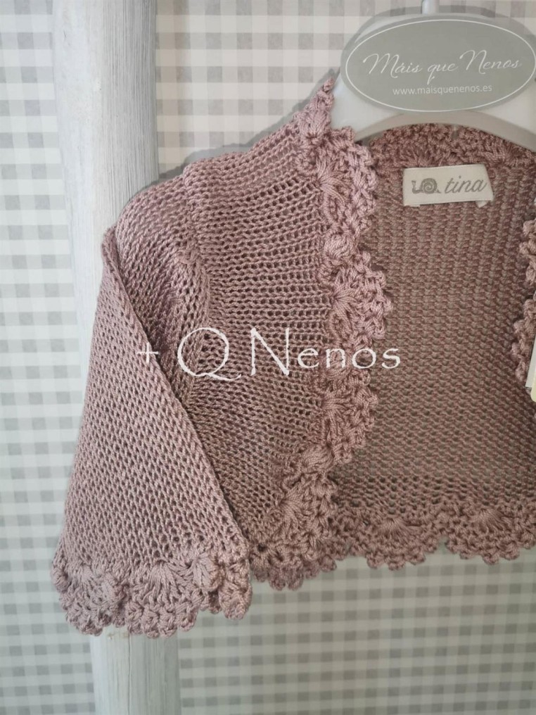 Chaqueta Ceremonia Artesanía Infantil Tina T3551