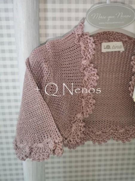 Chaqueta Ceremonia Artesanía Infantil Tina T3551