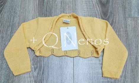 Bolero Bebe Rochy Colección Yellow Amarillo R1044