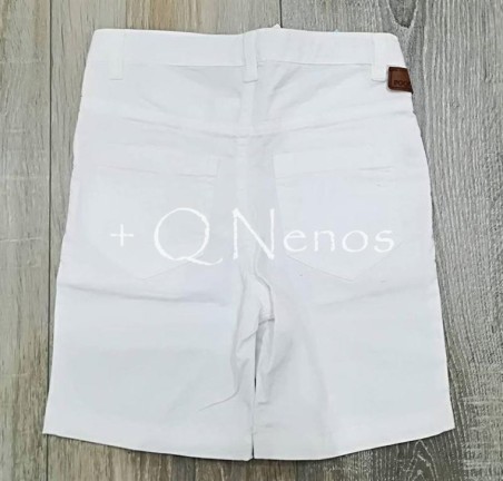 Bermuda Niño Foque 5 Bolsillos Blanca F6171