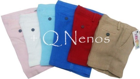 Bermuda Lino Roja Camisas Nachete N711