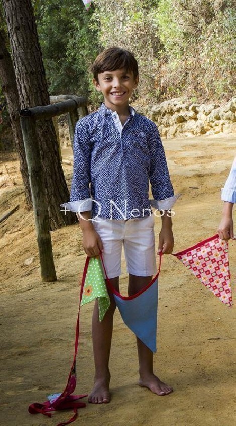 Bermuda Camisas Nachete  Corte Chino Blanco N717/04 2