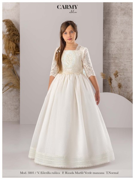 Vestido Comunión Carmy CC3803