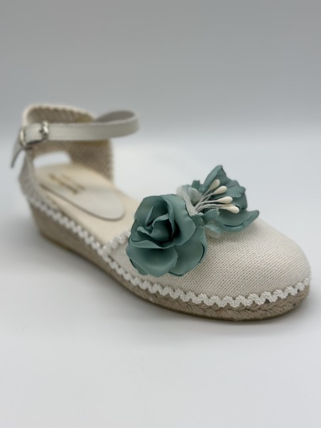 Esparteña Ceremonia/Comunión Juana Sánchez Verde JS10018