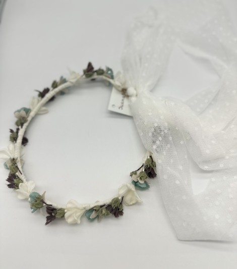 Corona Flores Verde Juana Sánchez JS14074