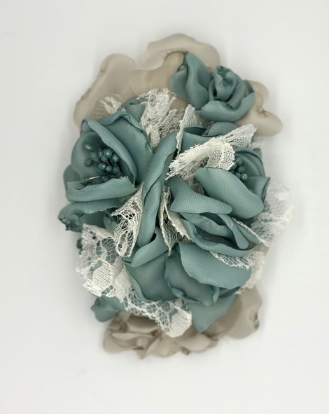 Tocado Verde Juana Sanchez JS11180.T