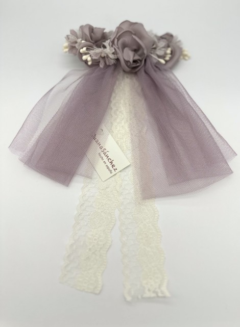 Tocado Malva Juana Sánchez JS11190.T