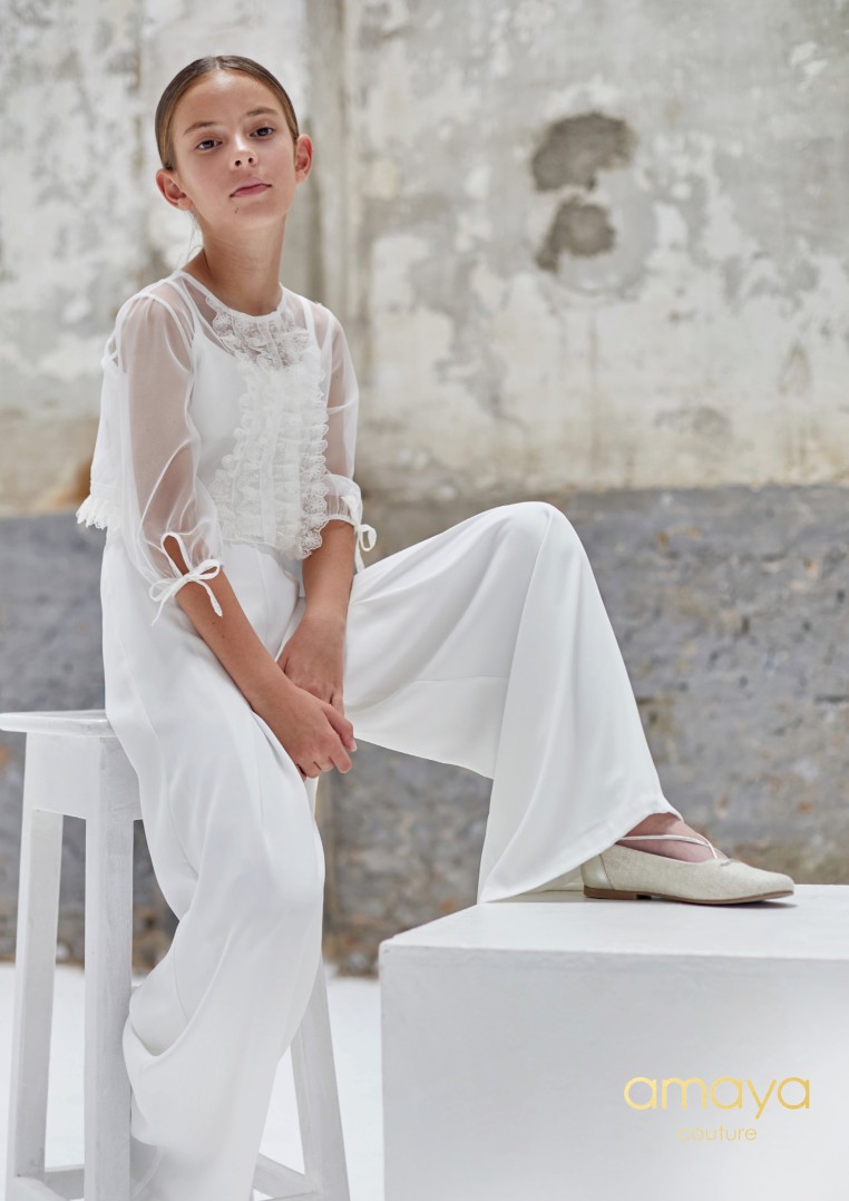 Conjunto Top + Pantalón Comunión Amaya Couture...