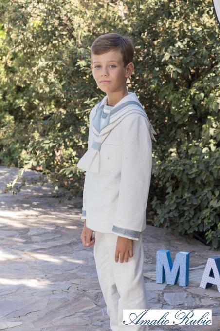 Traje Marinero Crudo Amalio Rubio ARC447