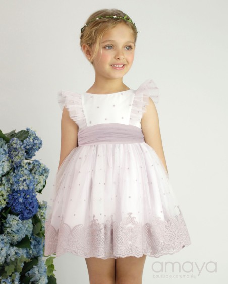 Vestido Ceremonia Bordado Amaya AMY582412