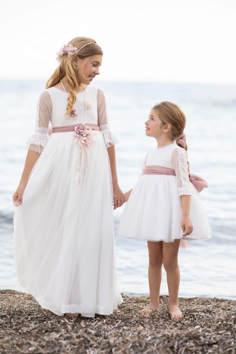 Vestido Ceremonia Yilda Blanco Alhuka ACYILDA