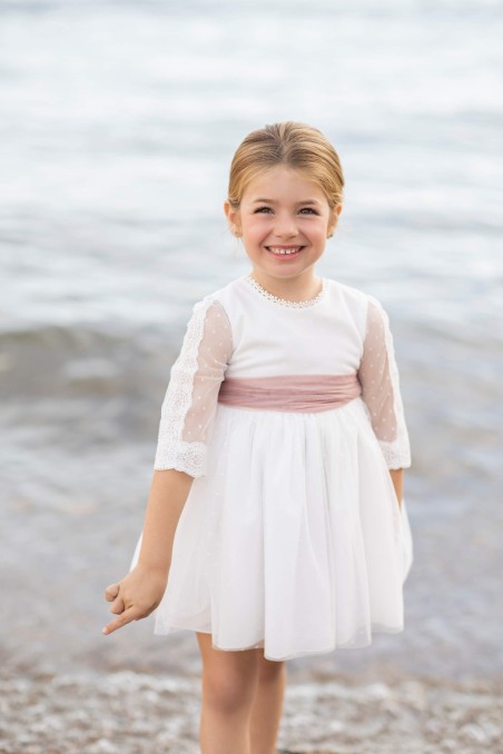 Vestido Ceremonia Yilda Blanco Alhuka ACYILDA