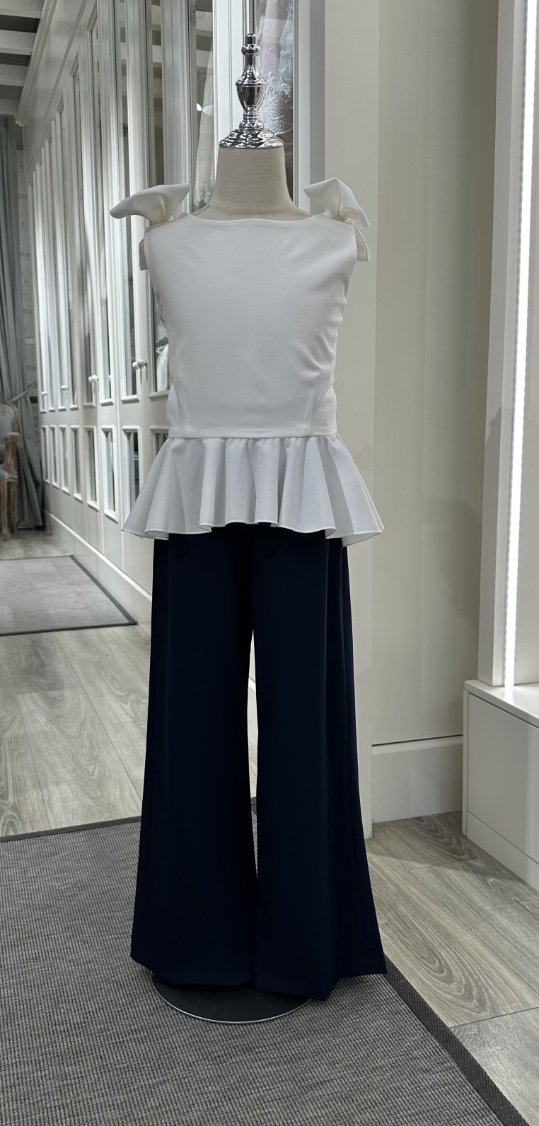 Conjunto Top Pantalón Crudo Marino My Bella...