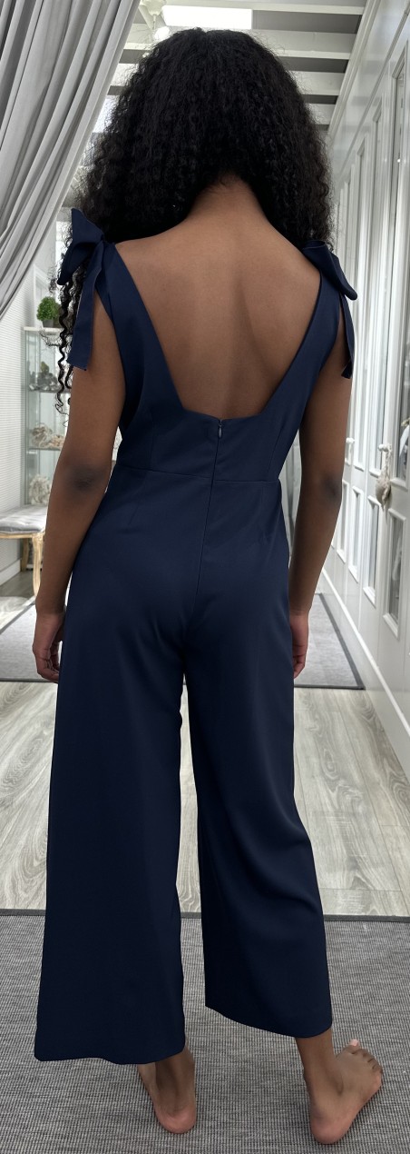 Mono Crep Lazos Azul Marino My Bella Moon MBMS751