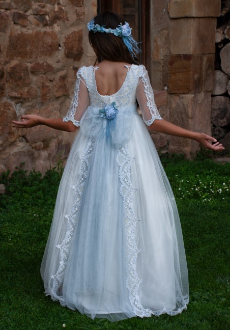 Vestido Comunión Mon Air Luna Azul