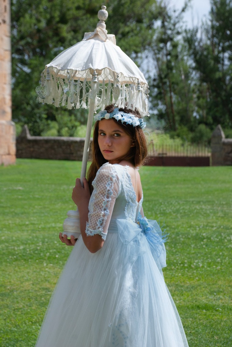 Vestido Comunión Mon Air Luna Azul
