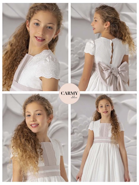 Vestido comunión Carmy CC5706 2