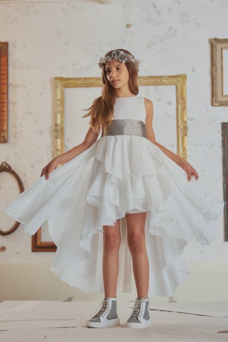 Vestido Comunión Hortensia Maeso Karan y levita punto Edith