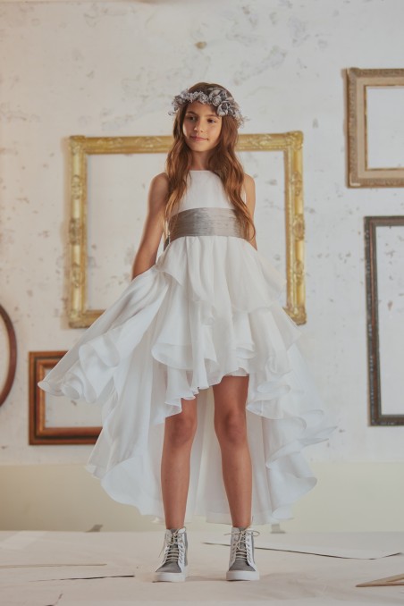 Vestido Comunión Hortensia Maeso Karan y levita punto Edith