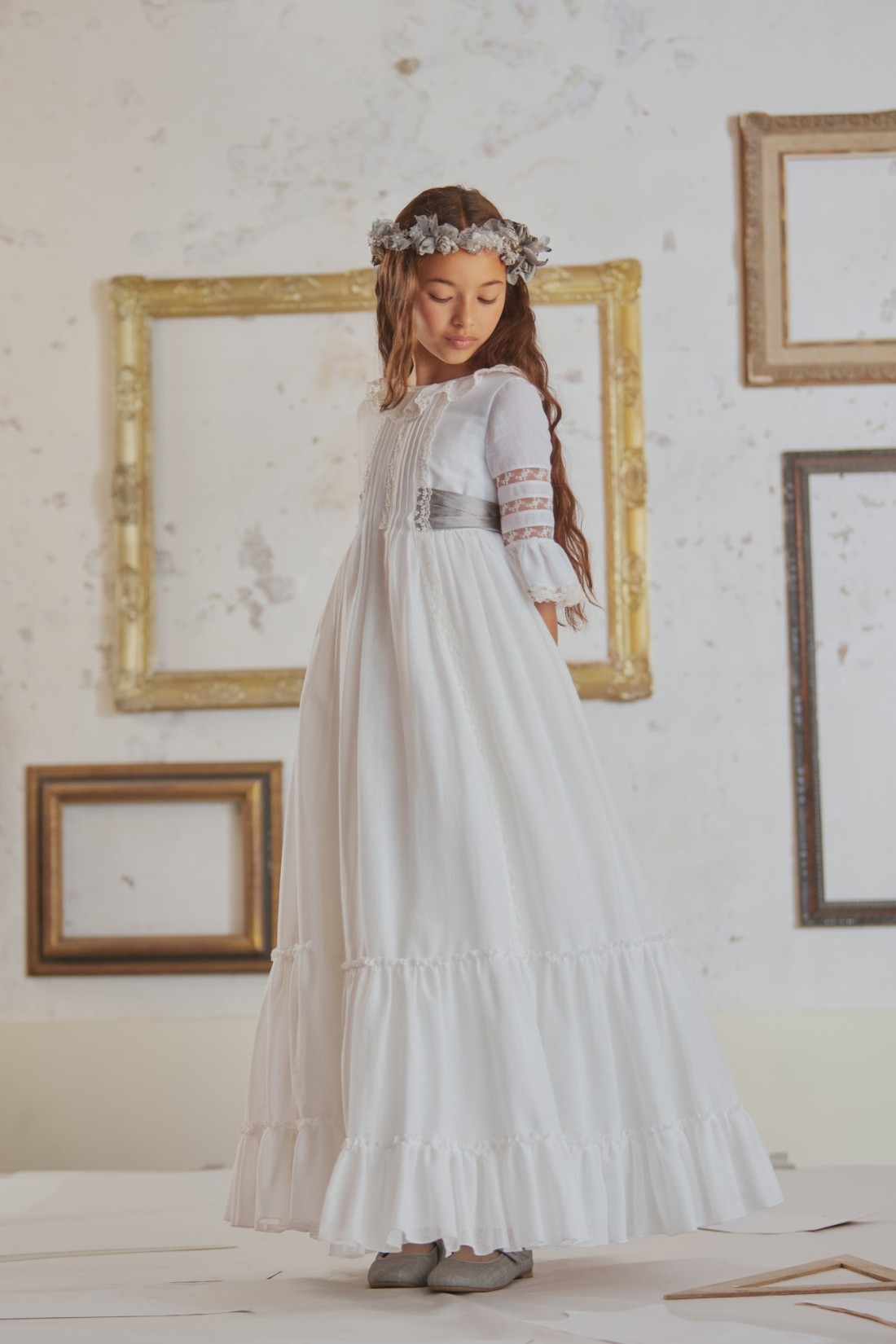 Traje Comunion Niña Hortensia Vestidos Comunion Vestido Comunión