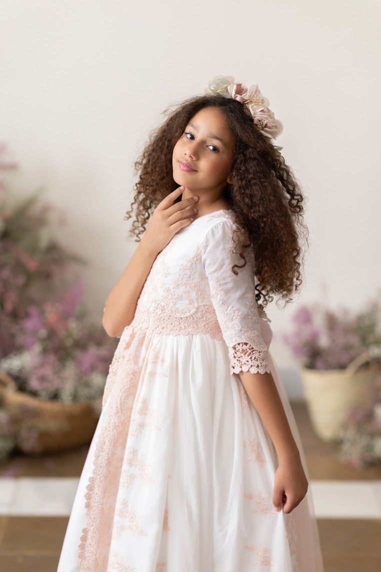 Vestido Comunión Alhuka Esmeralda
