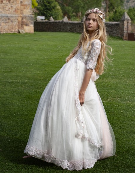 Vestido comunión Mon Air Luna Rosa