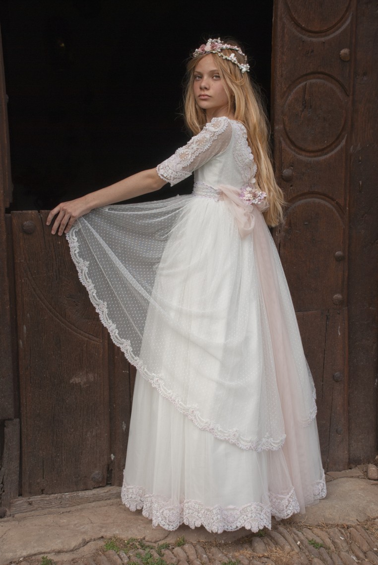 Vestido comunión Mon Air Luna Rosa