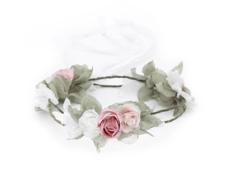 Conjunto corona/aplique comunión Amabela Greta