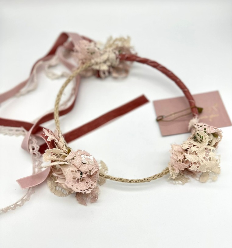 Conjunto corona/fajín comunión Bella Bimba BBCK486