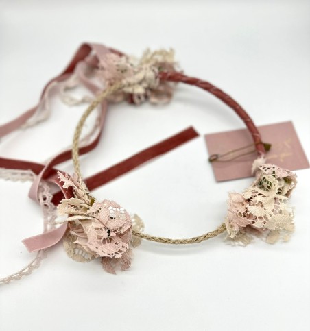 Conjunto corona/fajín comunión Bella Bimba BBCK486