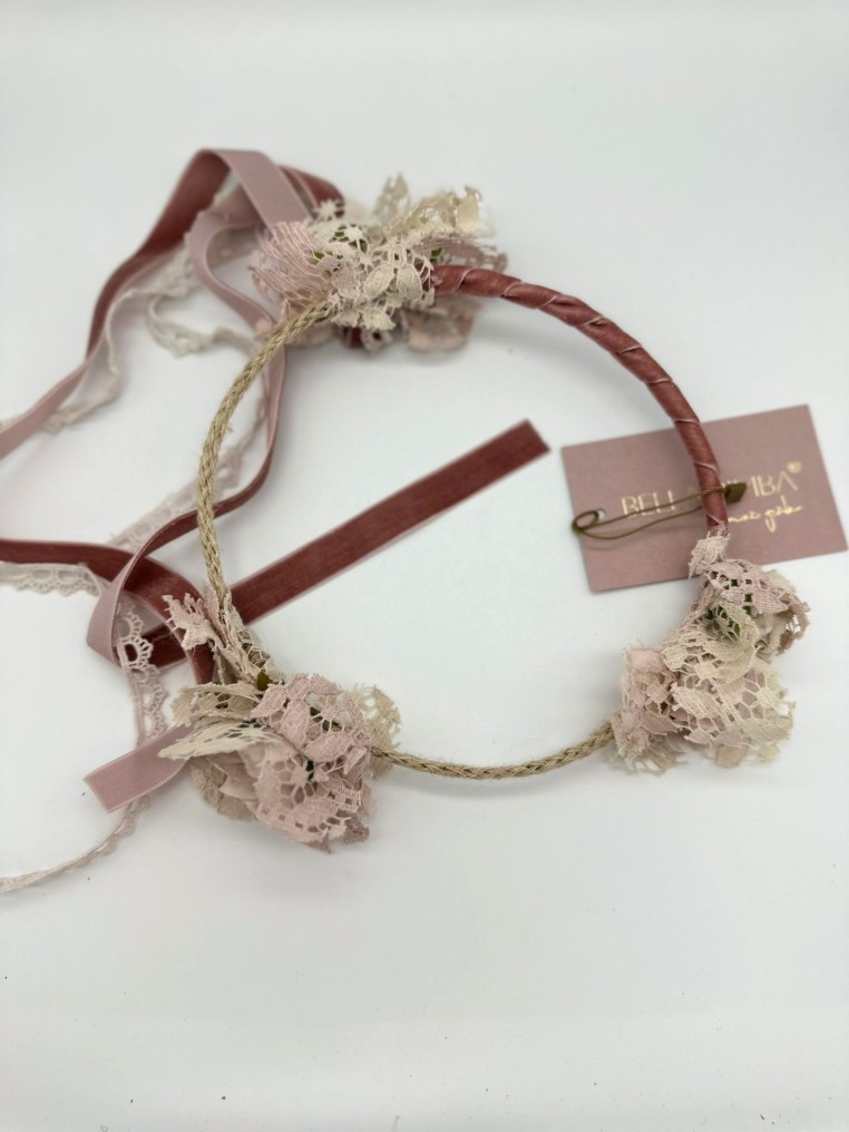 Conjunto corona/fajín comunión Bella Bimba BBCK486