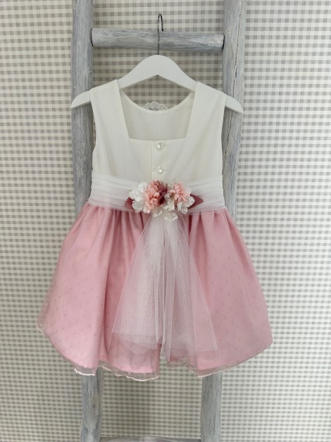 Vestido Ceremonia Rosa Pathi Colección PC2404 2
