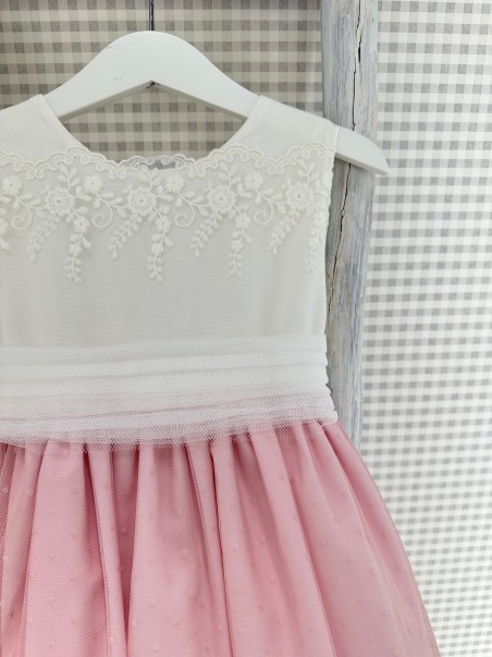 Vestido Ceremonia Rosa Pathi Colección PC2404