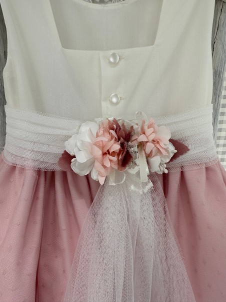 Vestido Ceremonia Rosa Pathi Colección PC2404