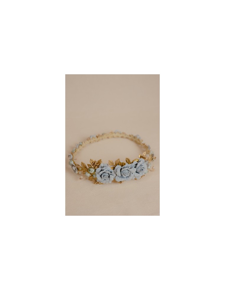 Corona comunión Esperanza Bertrán Mikonos...