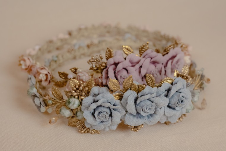 Corona comunión Esperanza Bertrán Mikonos...