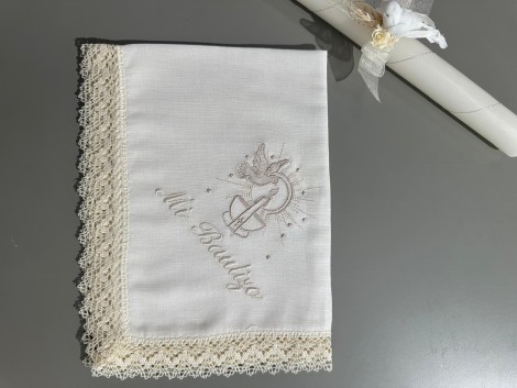 Pañuelo Bautizo Paloma EV04